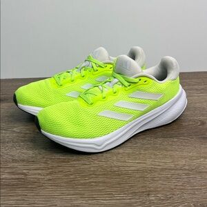 ⚡ Adidas Response Running Sneakers Men’s Size 7 | Neon Yellow OrthoLite Comfort